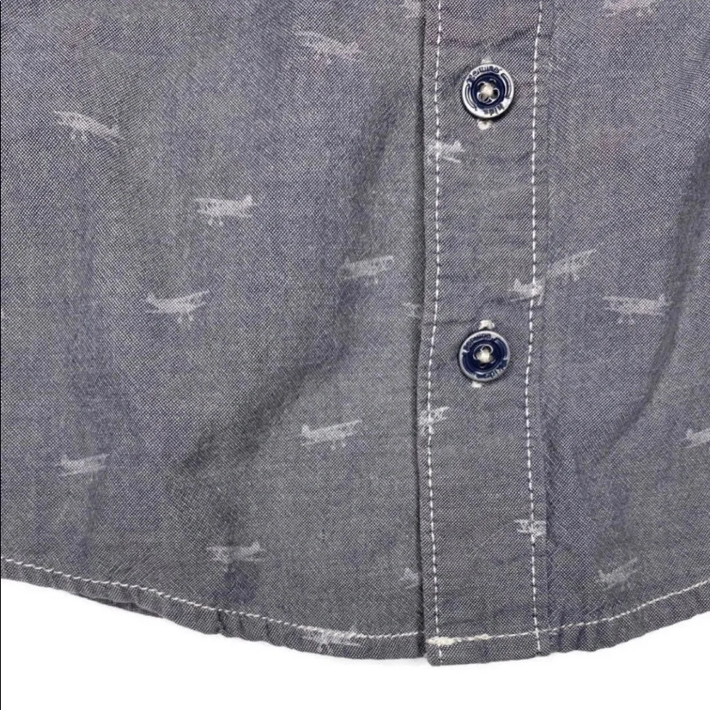 Genuine Kids Airplanes‎ Button Up Shirt